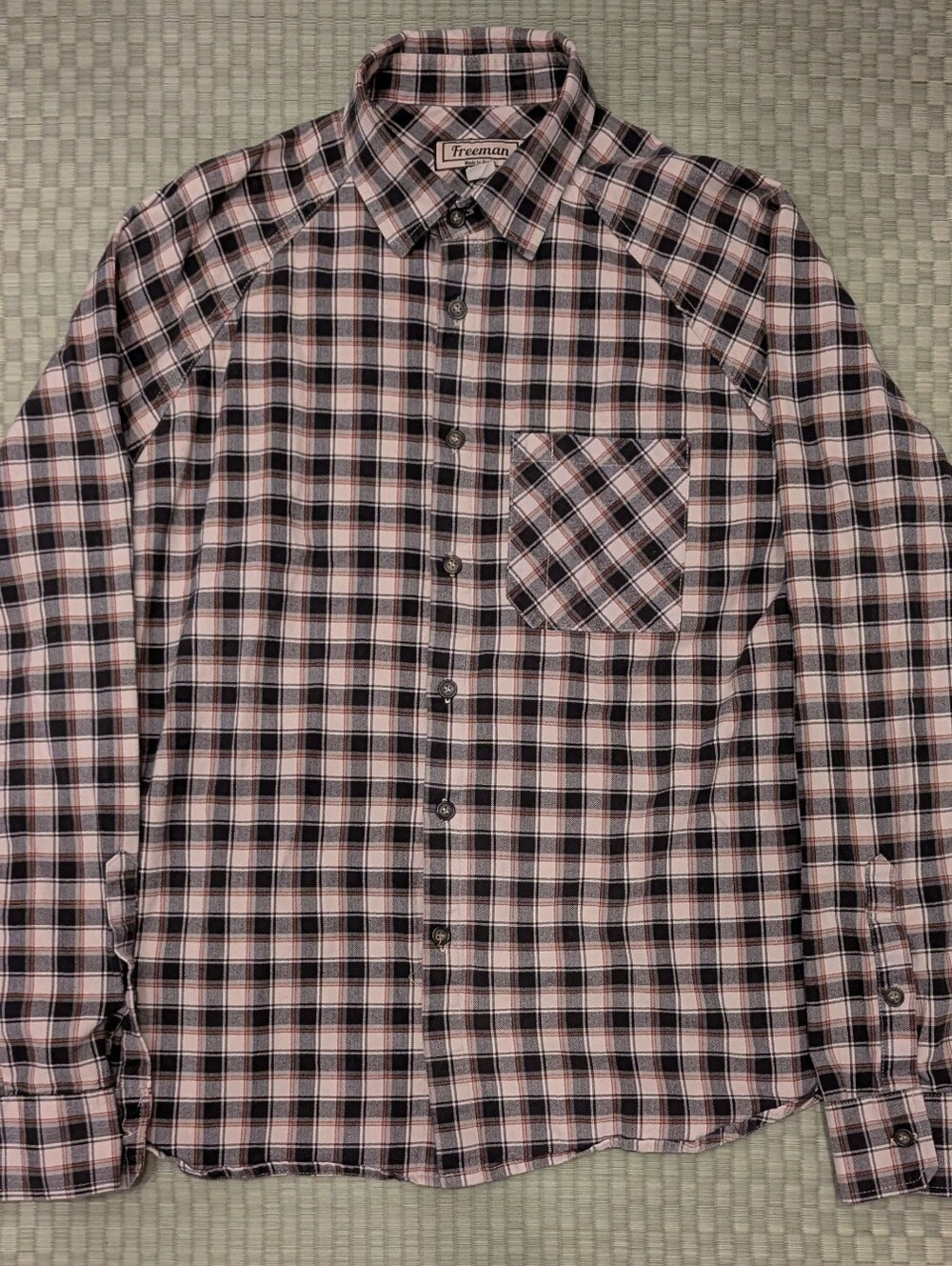 Freeman Seattle Weathervane Flannel Shirt Men's Size 44 Made in USA